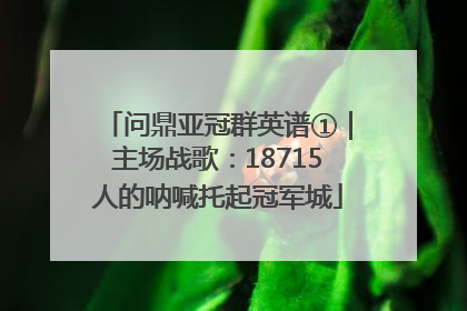 问鼎亚冠群英谱①｜主场战歌：18715人的呐喊托起冠军城