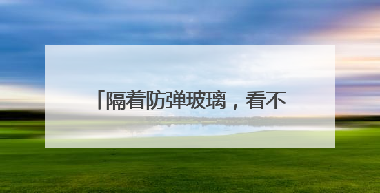 隔着防弹玻璃，看不见“美国再次伟大”