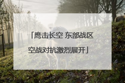 鹰击长空 东部战区空战对抗激烈展开