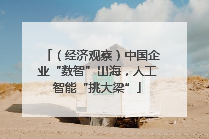 （经济观察）中国企业“数智”出海，人工智能“挑大梁”