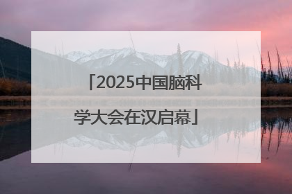 2025中国脑科学大会在汉启幕