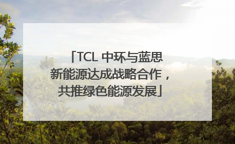 TCL 中环与蓝思新能源达成战略合作，共推绿色能源发展
